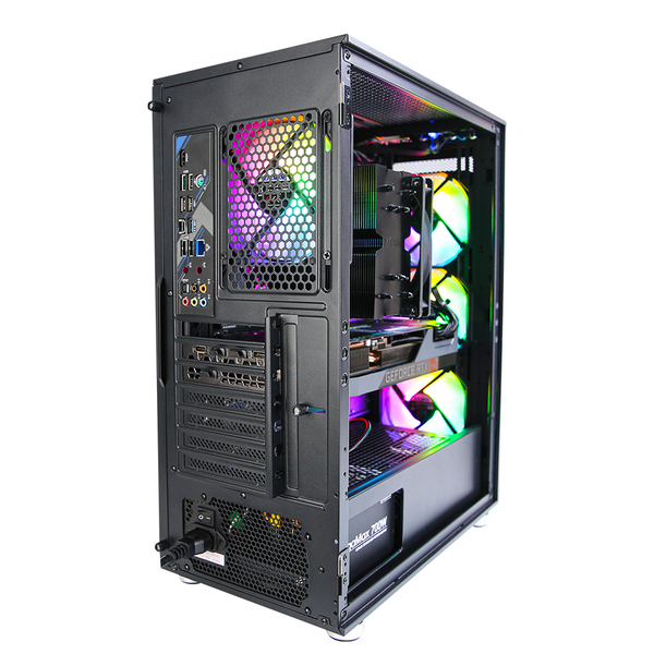 Zalman I3 Neo ATX/Mid Tower, TG, 4 RGB fans included - Multitronic